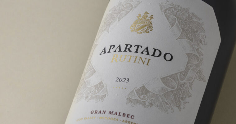 Rutini Apartado Gran Malbec 2023 recibe la Master Medal de The Drinks Business