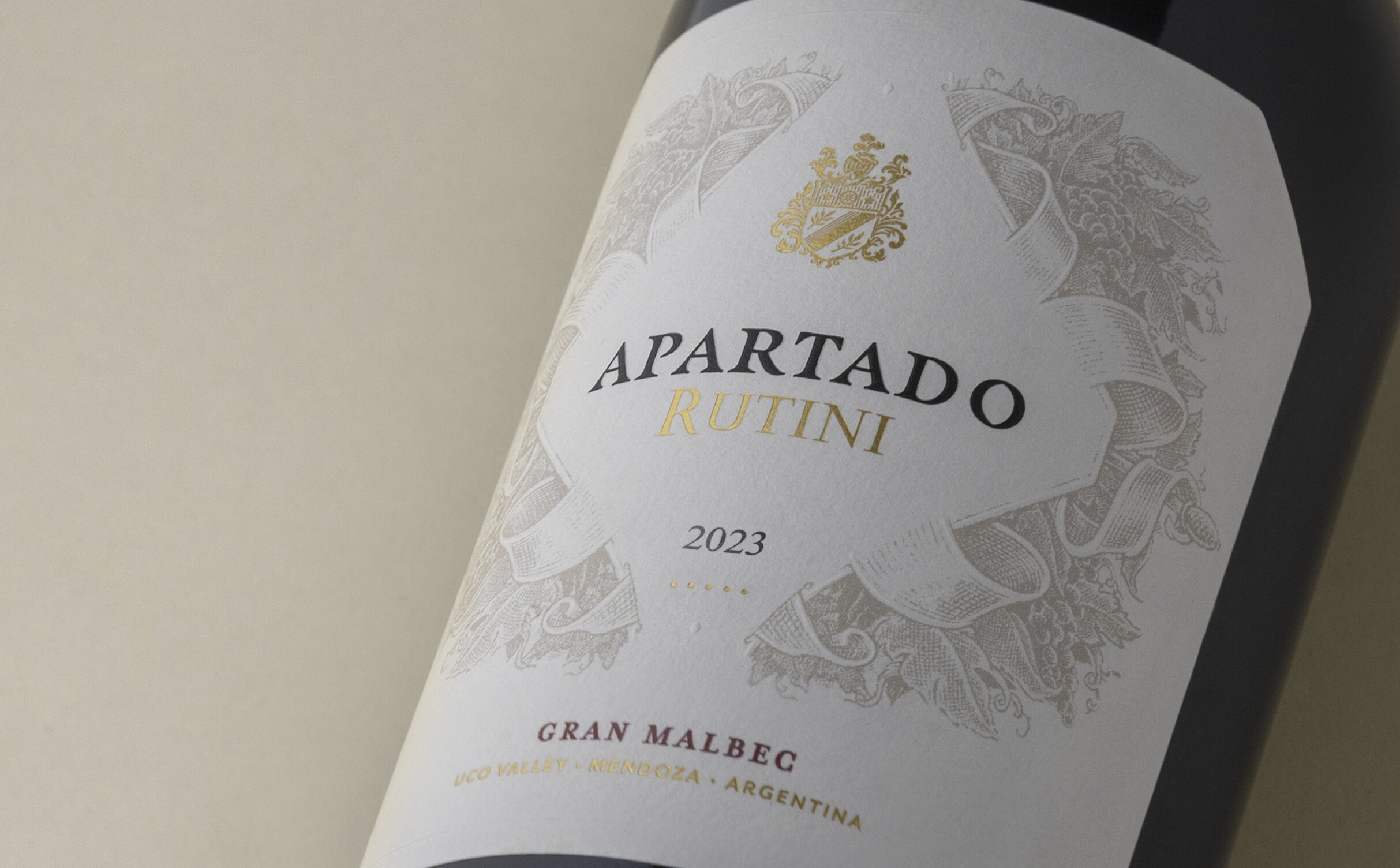 Rutini Apartado Gran Malbec 2023 recibe la Master Medal de The Drinks Business